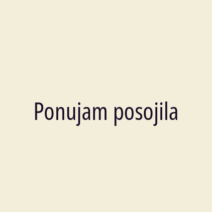 Ponujam posojila