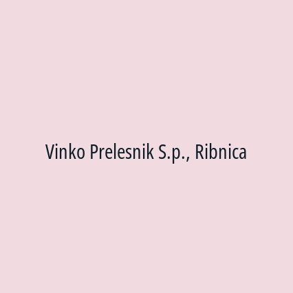 Vinko Prelesnik S.p., Ribnica