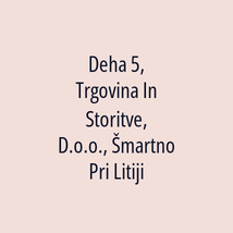 Deha 5, Trgovina In Storitve, D.o.o., Šmartno Pri Litiji - Logotip