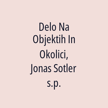 Delo Na Objektih In Okolici, Jonas Sotler s.p. - Logotip