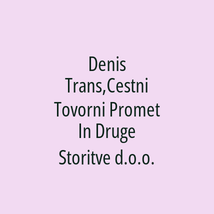 Denis Trans,Cestni Tovorni Promet In Druge Storitve d.o.o. - Logotip