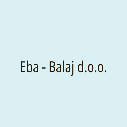 Eba - Balaj d.o.o.