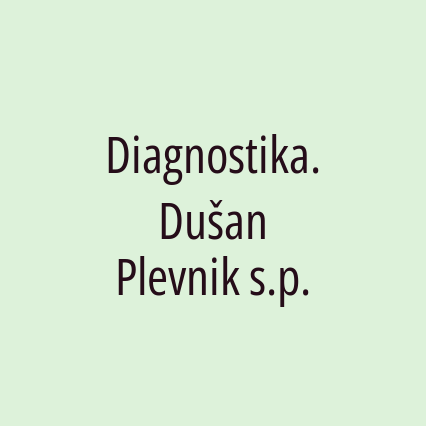 Diagnostika. Dušan Plevnik s.p. - Logotip