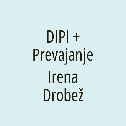 DIPI + Prevajanje Irena Drobež - Logotip