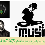 DJ  M U Z K E - Logotip