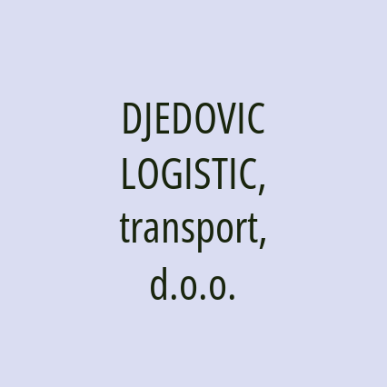 DJEDOVIC LOGISTIC, transport, d.o.o. - Logotip