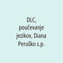 DLC, poučevanje jezikov, Diana Peruško s.p. - Logotip