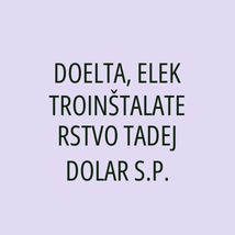 DOELTA, ELEKTROINŠTALATERSTVO TADEJ DOLAR S.P. - Logotip