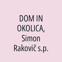 DOM IN OKOLICA, Simon Rakovič s.p. - Logotip