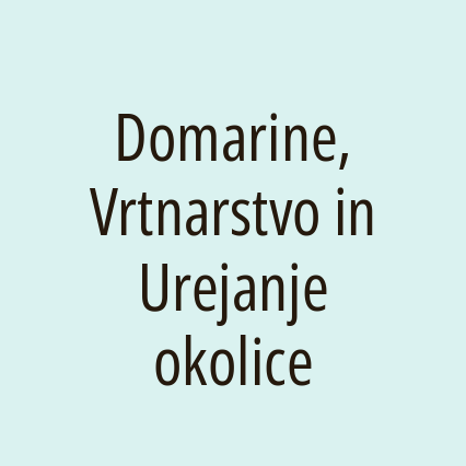 Domarine, Vrtnarstvo in Urejanje okolice - Logotip