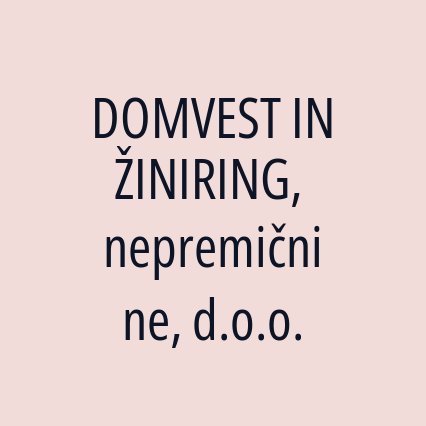 DOMVEST INŽINIRING, nepremičnine, d.o.o. - Logotip