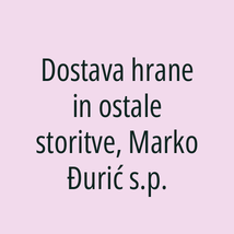 Dostava hrane in ostale storitve, Marko Đurić s.p. - Logotip