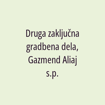 Druga zaključna gradbena dela, Gazmend Aliaj s.p. - Logotip