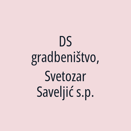 DS gradbeništvo, Svetozar Saveljić s.p. - Logotip