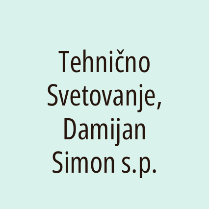 Tehnično Svetovanje, Damijan Simon s.p.
