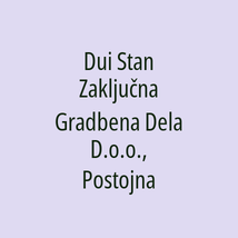 Dui Stan Zaključna Gradbena Dela D.o.o., Postojna - Logotip