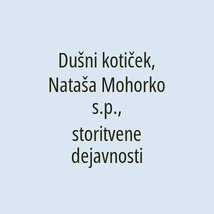 Dušni kotiček, Nataša Mohorko s.p., storitvene dejavnosti - Logotip