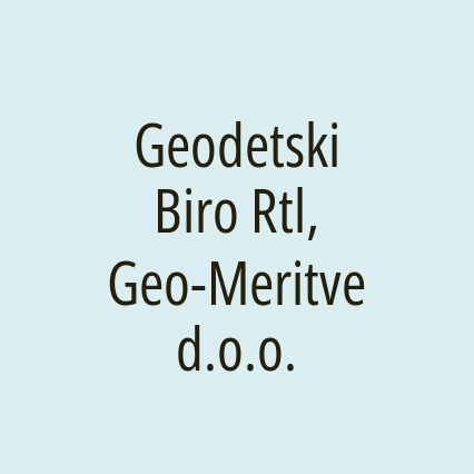 Geodetski Biro Rtl, Geo-Meritve d.o.o.