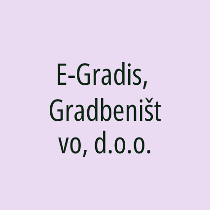 E-Gradis, Gradbeništvo, d.o.o. - Logotip