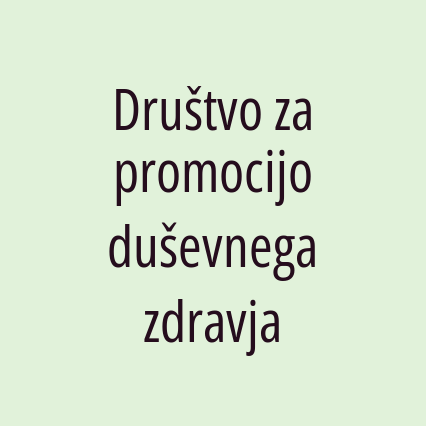 Društvo za promocijo duševnega zdravja