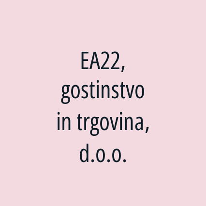 EA22, gostinstvo in trgovina, d.o.o. - Logotip