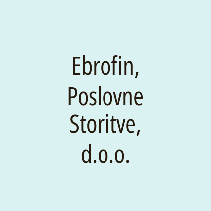 Ebrofin, Poslovne Storitve, d.o.o. - Logotip