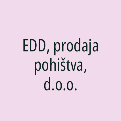 EDD, prodaja pohištva, d.o.o. - Logotip