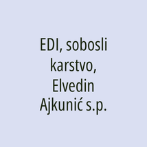 EDI, soboslikarstvo, Elvedin Ajkunić s.p. - Logotip