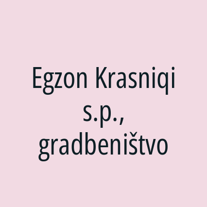 Egzon Krasniqi s.p., gradbeništvo - Logotip