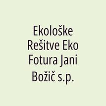 Ekološke Rešitve Eko Fotura Jani Božič s.p. - Logotip