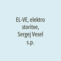 EL-VE, elektro storitve, Sergej Vesel s.p. - Logotip