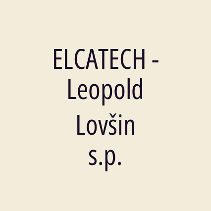 ELCATECH - Leopold Lovšin s.p. - Logotip