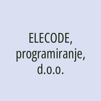 ELECODE, programiranje, d.o.o. - Logotip