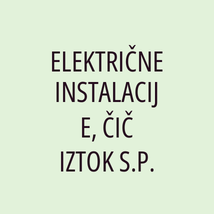 ELEKTRIČNE INSTALACIJE, ČIČ IZTOK S.P. - Logotip