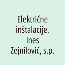 Električne inštalacije, Ines Zejnilović, s.p. - Logotip