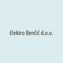 Elektro Benčič d.o.o. - Logotip