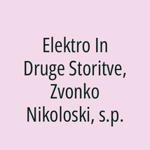Elektro In Druge Storitve, Zvonko Nikoloski, s.p. - Logotip