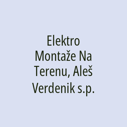 Elektro Montaže Na Terenu, Aleš Verdenik s.p. - Logotip