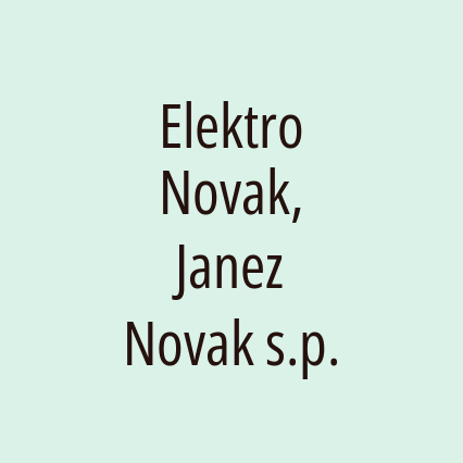 Elektro Novak, Janez Novak s.p. - Logotip