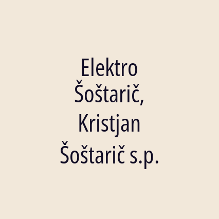 Elektro Šoštarič, Kristjan Šoštarič s.p. - Logotip