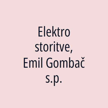 Elektro storitve, Emil Gombač s.p. - Logotip