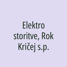 Elektro storitve, Rok Kričej s.p. - Logotip