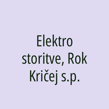 Elektro storitve, Rok Kričej s.p. - Logotip