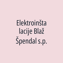 Elektroinštalacije Blaž Špendal s.p. - Logotip