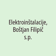 Elektroinštalacije, Boštjan Filipič s.p. - Logotip