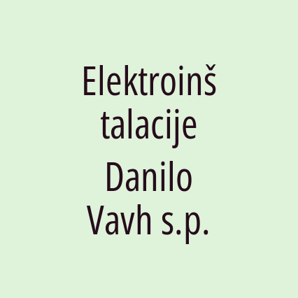 Elektroinštalacije Danilo Vavh s.p. - Logotip