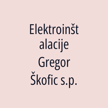 Elektroinštalacije Gregor Škofic s.p. - Logotip