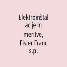 Elektroinštalacije in meritve, Fister Franc s.p. - Logotip