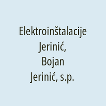 Elektroinštalacije Jerinić, Bojan Jerinić, s.p. - Logotip