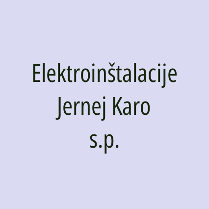 Elektroinštalacije Jernej Karo s.p. - Logotip